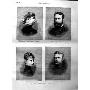   1884 PRINCESS ELIZABETH LOUIS BATTENBERG DUKE SERGIUS