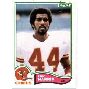  1982 Topps # 117 Eric Harris Kansas City Chiefs Football 