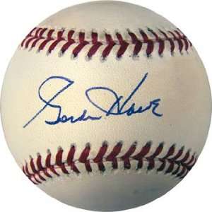 Gordie Howe Autographed Baseball