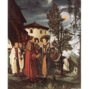  St. Florian Taking Leave of the Monastery