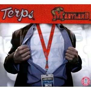  Maryland Terps Lanyard with Ticket Holder Sports 