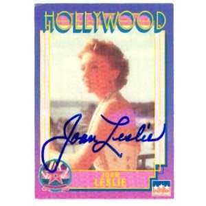 Joan Leslie Autographed/Hand Signed Hollywood Walk of Fame trading 