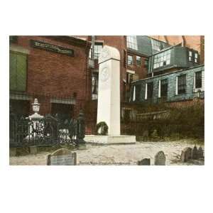  Grave of John Hancock, Boston, Mass. Premium Giclee Poster 