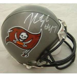  Autographed John Lynch Mini Helmet   Tampa Bay Buccaneers 