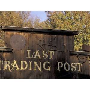 Old West Architecture in Winthrop, Methow Valley, Washington, USA 