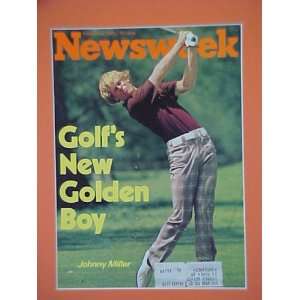 Johnny Miller Golf Golden Boy February 3 1975 Newsweek Magazine 