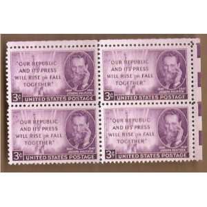  Stamps US Joseph Pulitzer and Statue Of Liberty Sc946 