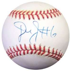 Julius Erving Autographed Baseball   Dr J NL PSA DNA #J57034