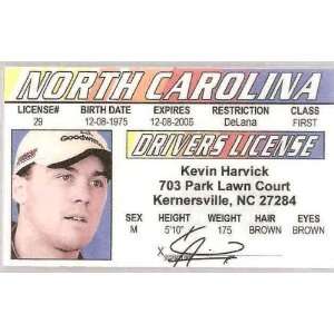 Kevin Harvick Fake Drivers License