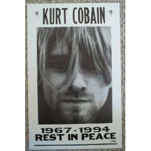 Kurt Cobain Commemorative Poster