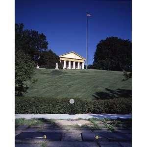  Kennedy Gravesite Below Lee Custis Mansion   Poignant 16 