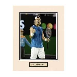  Lleyton Hewitt Matted Photo Sports Collectibles