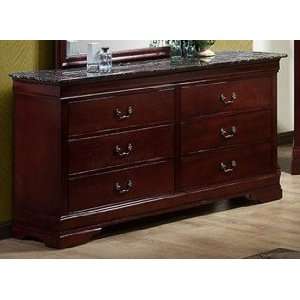  Louis Philippe Dresser With Faux Marble