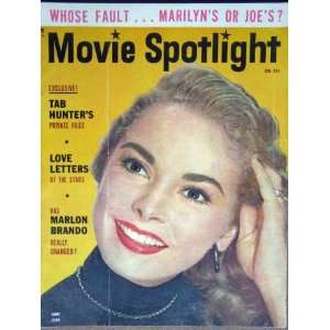   Marilyn Monroe and Joe DiMaggio, Marlon Brando, Janet Leigh, spotlight