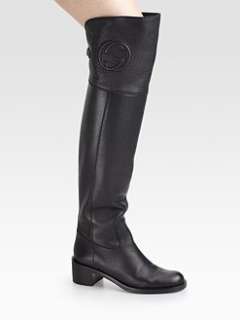 Gucci   Soho Over The Knee Leather Boots