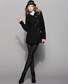    Dollhouse Jacket, Long Sleeve Zipper Belted Coat customer 