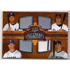  Upper Deck Ballpark Collection Derek Jeter, Brian Roberts, Michael 