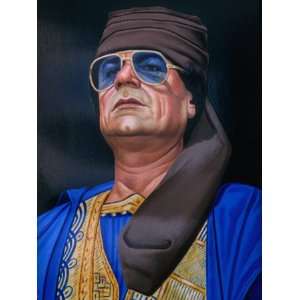  Painting of Libyan Leader Colonel Muammar Al Gaddafi 