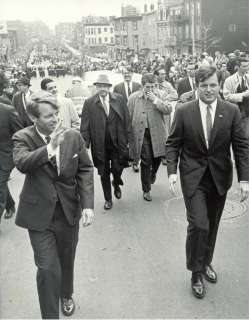 Ted Kennedy and Bobby Kennedy at the St. Patrick’s Day Parade in 