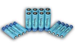 16pcs Tenergy NiMH Rechargeable Batteries (8AA/8 AAA) 844949002219 