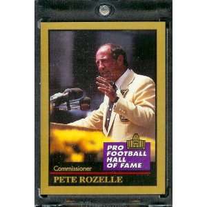 1991 ENOR Pete Rozelle Football Hall of Fame Commissioner 