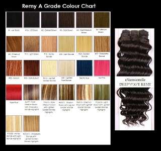   ) Remy A Grade Human Hair Extensions Weft /Weave ~10 Colours  