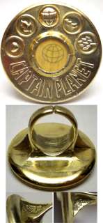 1993 Captain Planet Subway Premium Toy Ring  