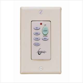 Concord Fans Wireless Ceiling Fan Wall Control unit in White PD 011 