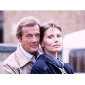  Roger Moore and Maud Adams Star in the Film Octopussy 