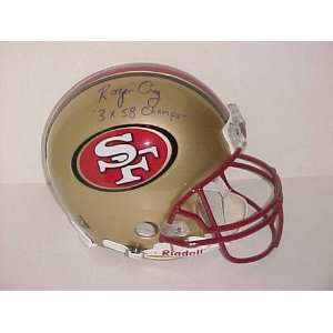 Roger Craig Hand Signed 49ers Proline Helmet with Inscription