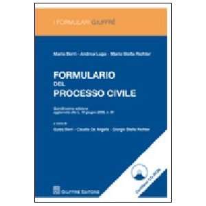  Formulario del processo civile. Con CD ROM (9788814149177 