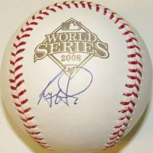 Ryan Howard Signed Ball   2008 W S JSA   Autographed Baseballs