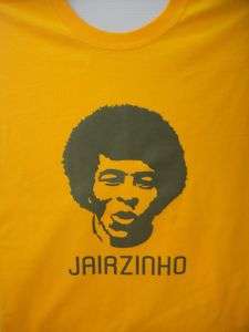 Brasil Jairzinho World Cup Soccer T Shirt Brazil Retro  