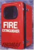 Thomas Products Model Feb 25 Fire Extinguisher Cabinet  