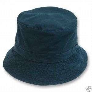 NAVY BLUE POLO STYLE BUCKET HAT FISHING SUN HATS SM/MED  