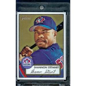  2001 Topps Heritage # 176 Shannon Stewart Black Toronto 