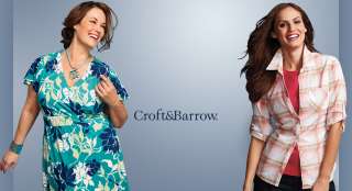 Shop Croft & Barrow for petites and plus sized women
