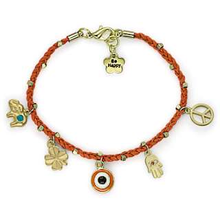   Hand of Fatima Kabbalah 4 Leaf Clover Charm Turkish Bracelet  