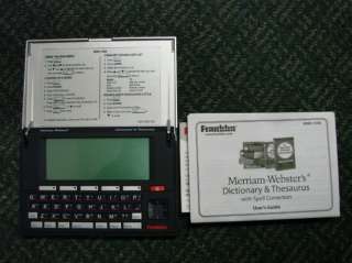 Franklin MWD 1500 Merriam Dictionary and Thesaurus  