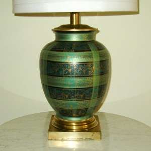 VTG Frederick Cooper Hollywood Regency Porcelain Lamp  
