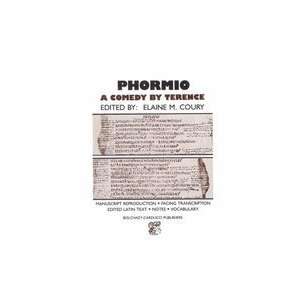  Phormio  A Comedy by Terence Books