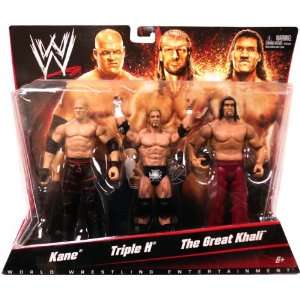   Action Figure 3Pack Kane, Triple H The Great Khali Toys & Games