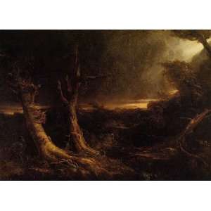 FRAMED oil paintings   Thomas Cole   24 x 18 inches   A Tornado in the 