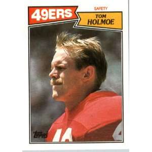  1987 Topps # 124 Tom Holmoe San Francisco 49ers Football 