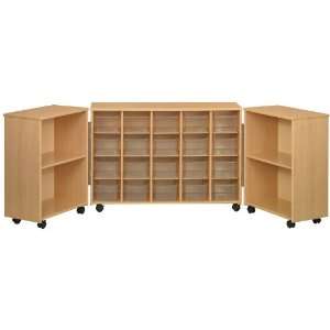 Tot Mate Eco™ Series Tri Fold Sectional Storage w/ Trays   Preschool 