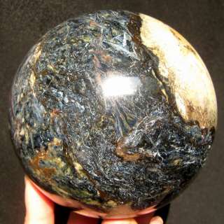 86mm Gem Pietersite Crystal Sphere/Ball pts86ie123  