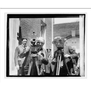  Historic Print (L) Warren G. Harding, movie operator 
