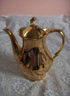 RW Rudolph Wachter China Gold Coffee Tea Set Bavaria  
