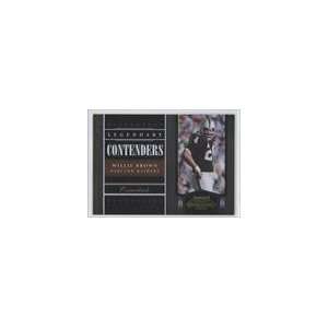   Legendary Contenders #26   Willie Brown/1000 Sports Collectibles