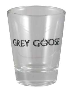 Set of 6 Grey Goose Logo Shot Glasses  